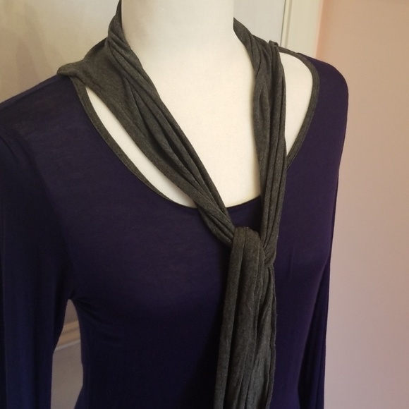 Navy & grey shirt - Picture 2 of 5